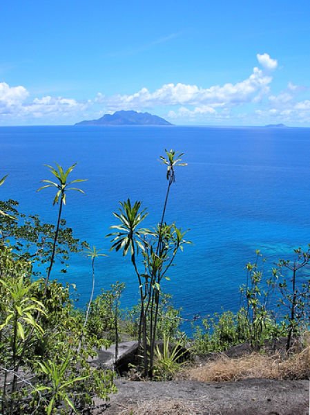 Aussicht vom Anse-Major Pass Mahe Seychellen